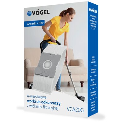 VOGEL Worek do odkurzacza VÖGEL VCA20G (4 sztuki)
