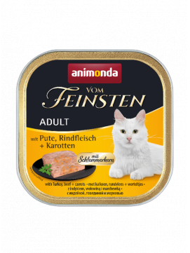 Animonda Vom Feinsten Classic Cat Smak: Indyk, Wołowina + Marchewka 100G