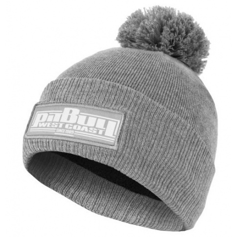 Pit Bull Czapka Zimowa Bubble One Tone Boxing Grey