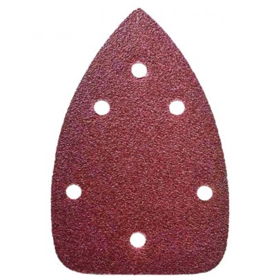Dedra Papier ścierny delta 80GR 140 x 140 x 80 Rzep kpl 5szt DED79412