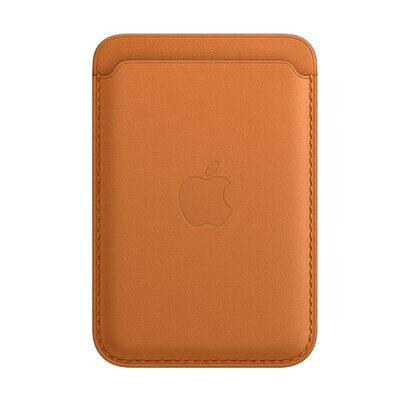Apple Apple Leather Wallet MagSafe MM0Q3ZM/A złocisty brąz