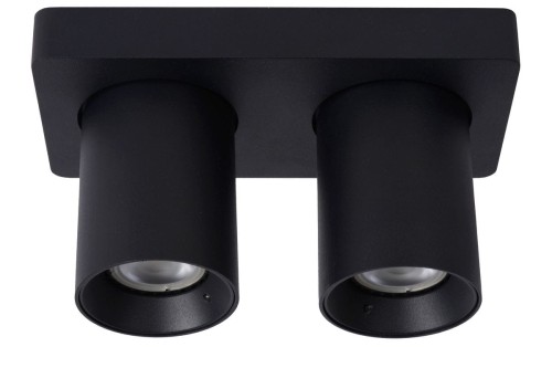 Lucide NIGEL Czarny LED 2x5W DIM ściemnialny CRI95 2xGU10 Spot 09929/10/30
