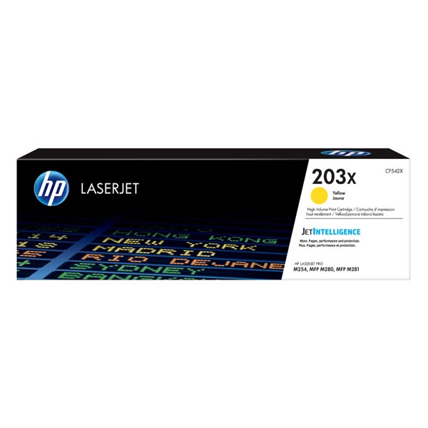 oryginalny toner HP 203X [CF542X] yellow