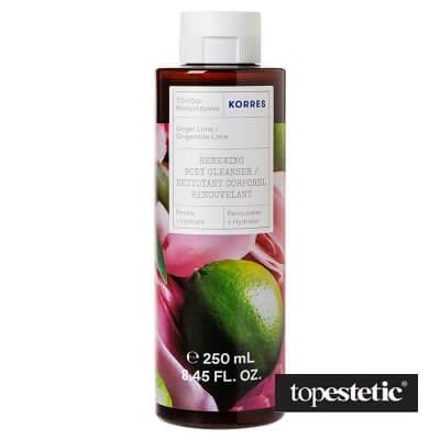 Zdjęcia - Kremy i toniki Korres Ginger Lime Renewing Body Cleanser Żel pod prysznic o zapachu imbir 