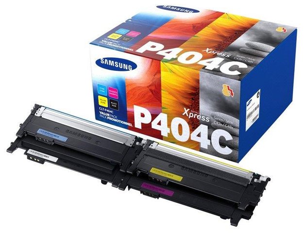 Oryginał Zestaw tonerów HP do  Samsung CLT-P404C | BK 1x 1 500, CMY 3x 1 000 str. | CMYK