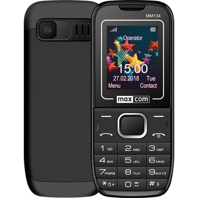 Maxcom MM134 Dual Sim Czarny