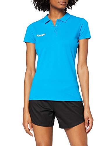 Kempa koszulka damska Polo, niebieska, XXL