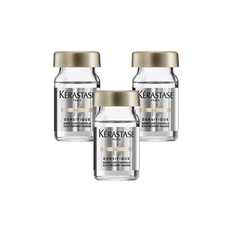 Kerastase Densifique, kuracja kreująca gęstość włosów, wielopak, 3x6ml