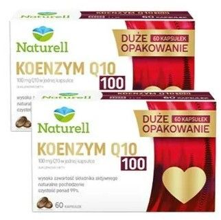 USP ZDROWIE SP. Z O.O USP ZDROWIE SP Z O.O Naturell Koenzym Q10 100 mg 2 x 60 kapsułek