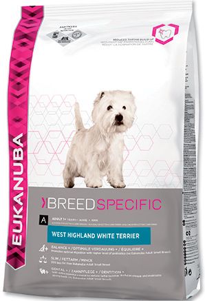 Eukanuba Breed Specific Adult West Highland White Terrier Chicken 2,5 kg