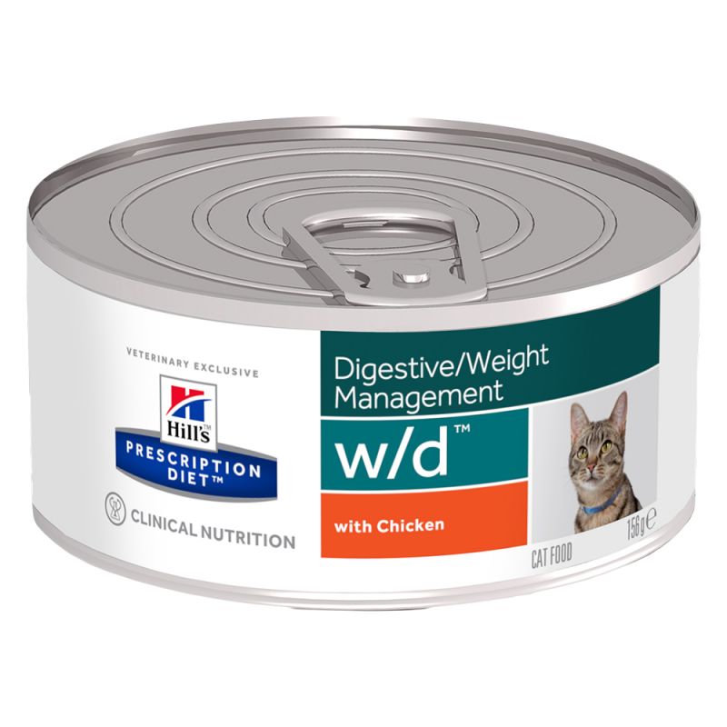 Hills Vet Hills Feline Vet Diet w/d Digestive Weight Management 156g