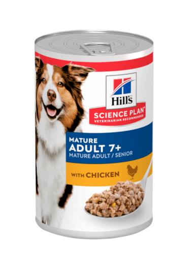 Hill's Science Plan Korzystny zestaw Hill's Canine, 12 x 370 g - Mature Adult 7+, Kurczak