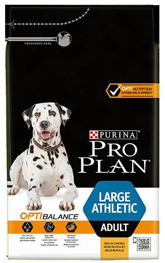 Purina Pro Plan Pro Plan Dog Large Adult Athletic Hund, Huhn Und Mit Reis, Trockenfutter, 1Er Pack (1 X 16,5 Kg) Beutel