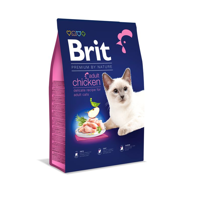 Brit Premium Cat New Adult Chicken 800G