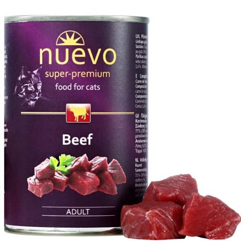 Nuevo 200g BEEF w puszce dla kota cat
