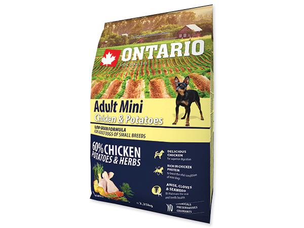 Ontario Adult Mini Chicken & Potatoes 2,25 kg