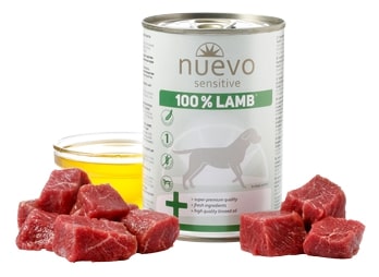 Nuevo SENSITIVE LAMB 100% 400g karma w puszce dla psa jagnięcina Super-Premium