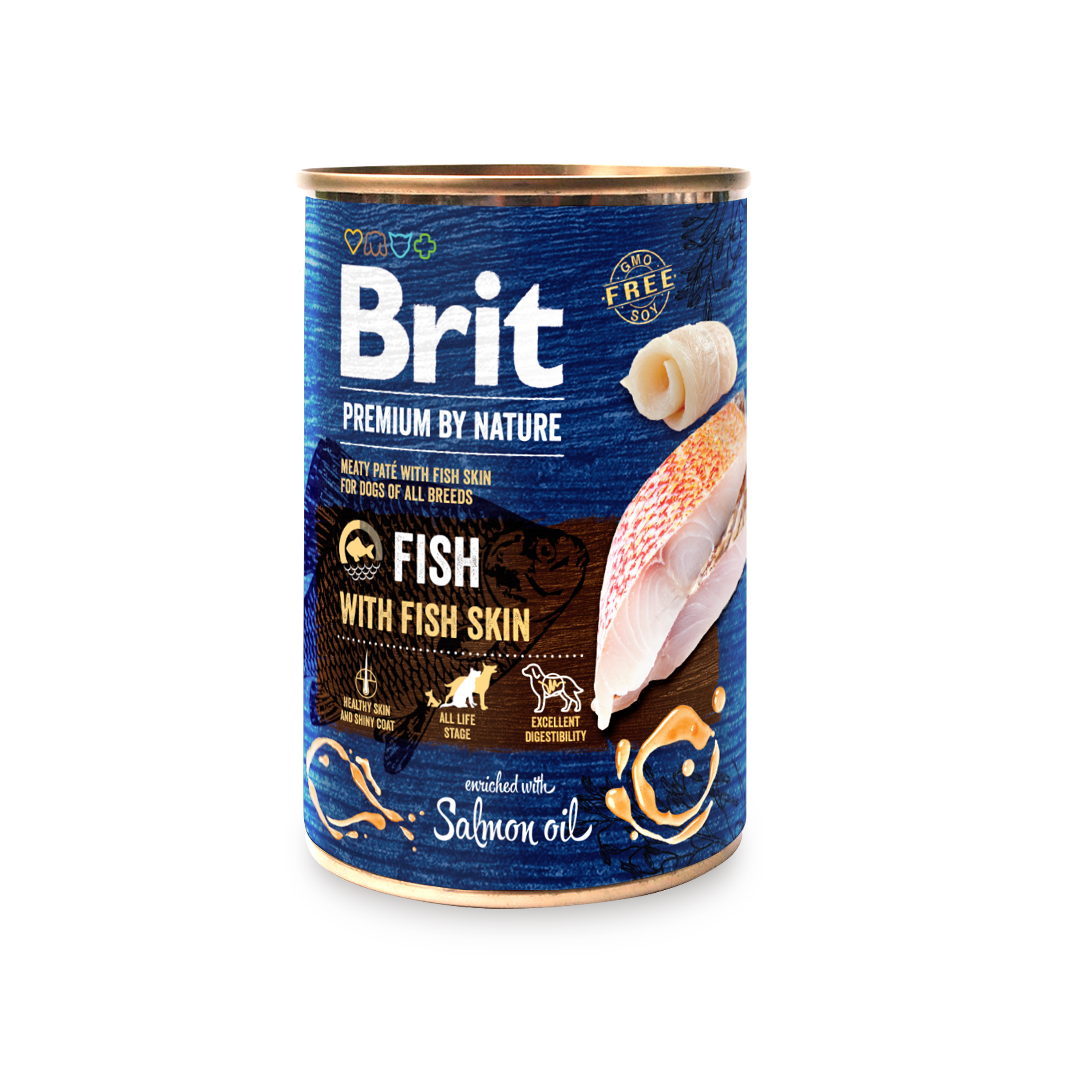 Brit dog Premium by Nature FISH with FISH skin