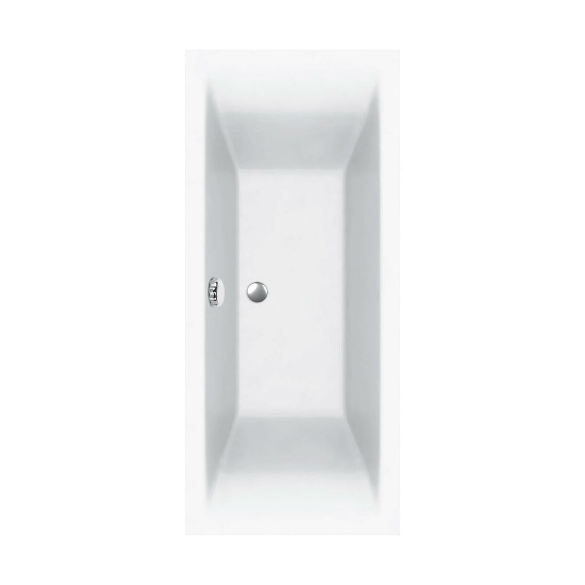 Wanna prostokątna Silver 170 x 75 Sensea