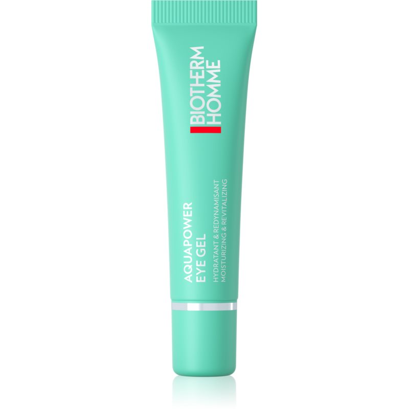 Biotherm Homme Aquapower Eye De-Puffer nawilżający żel do okolic oczu wrażliwych 15ml