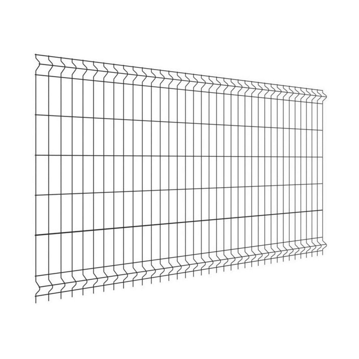 Panel ogrodzeniowy Vera 3D 123x250 cm antracytowy Wiśniowski
