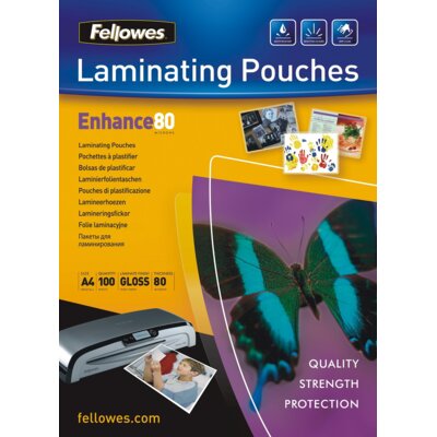 Fellowes Enhance A4 100 Pack - Folia laminacyjna laminacyjne A4 100 szt. 5306114