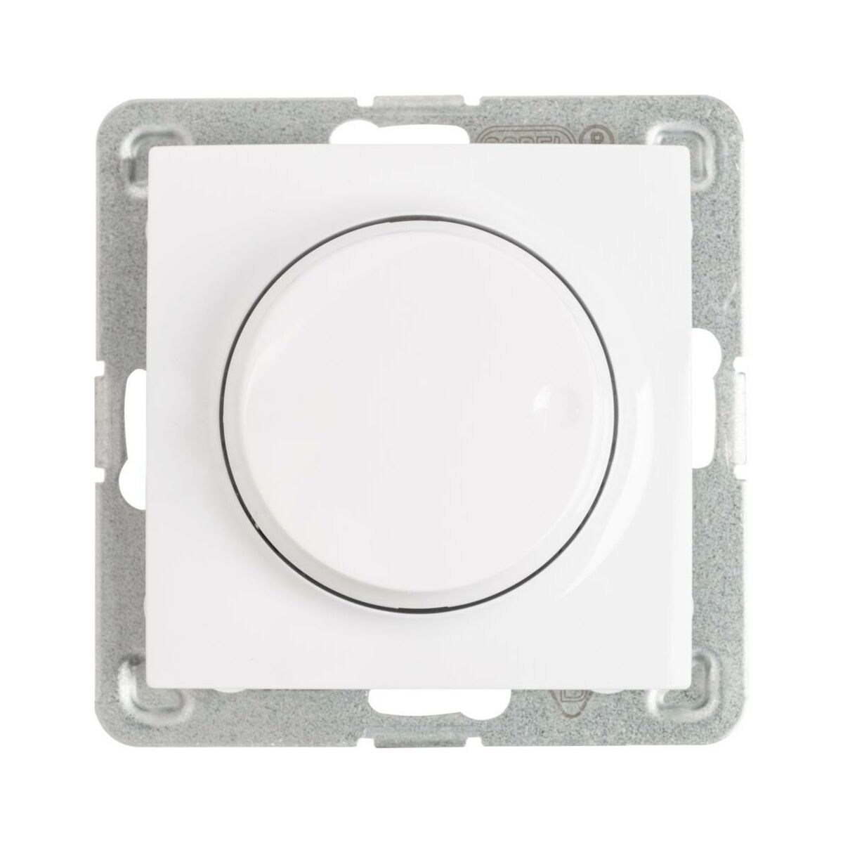 Ściemniacz uniwersalny Ospel Impresja ŁP-8YL2/M/00 do LED 0-100W do żarówek i halogenów 10-250W biały