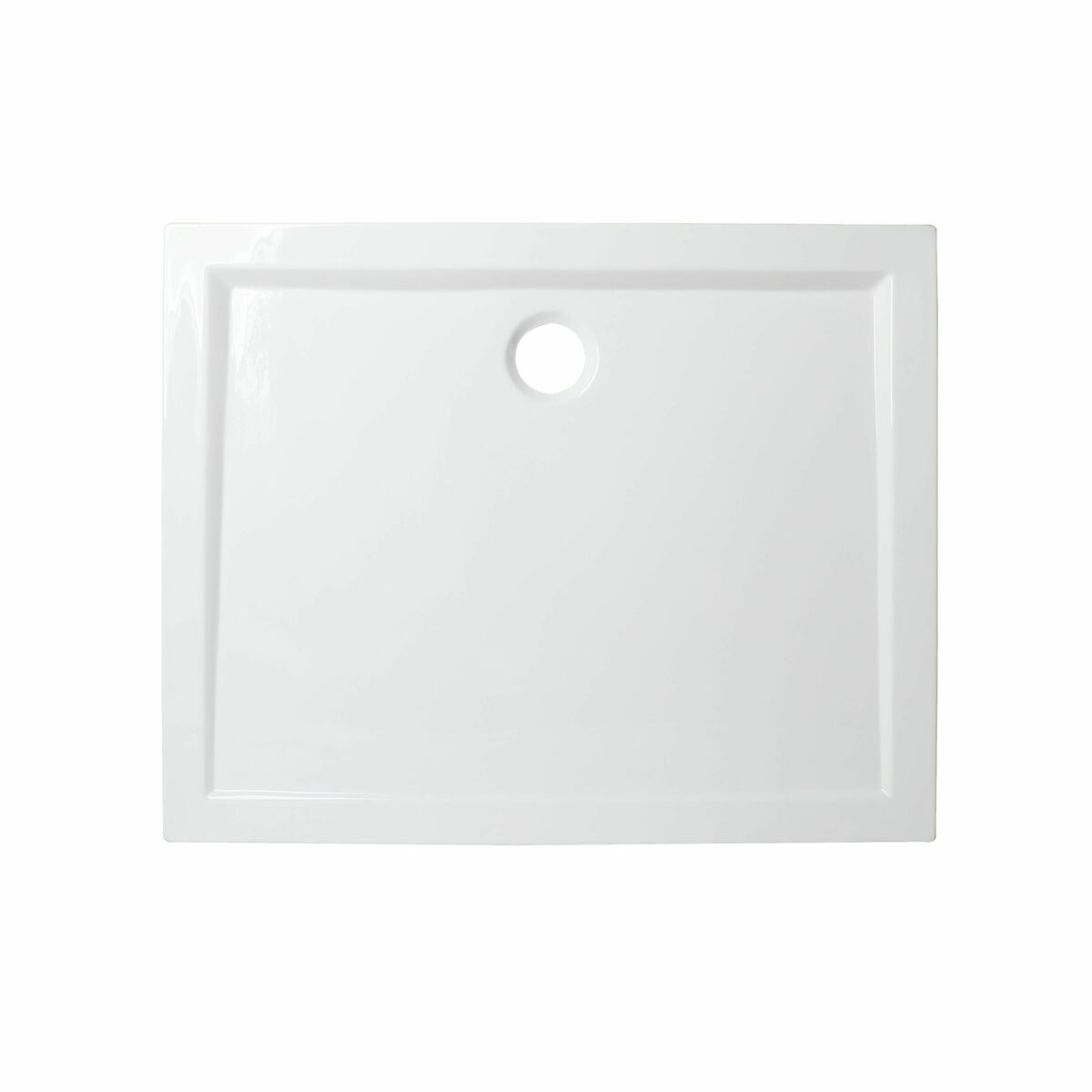 Brodzik do kabiny prysznicowej płaski Essential 80 x 100 x 5/3 Sensea