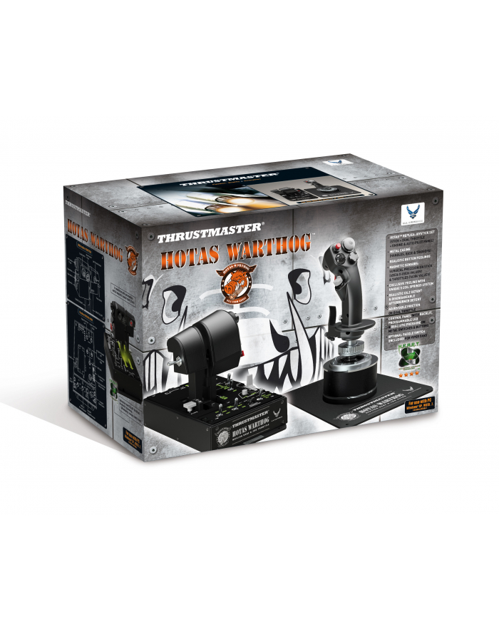 Joystick Thrustmaster Hotas Warthog PC zestaw: joystick, przepustnica / model: 2960720, kolor czarny