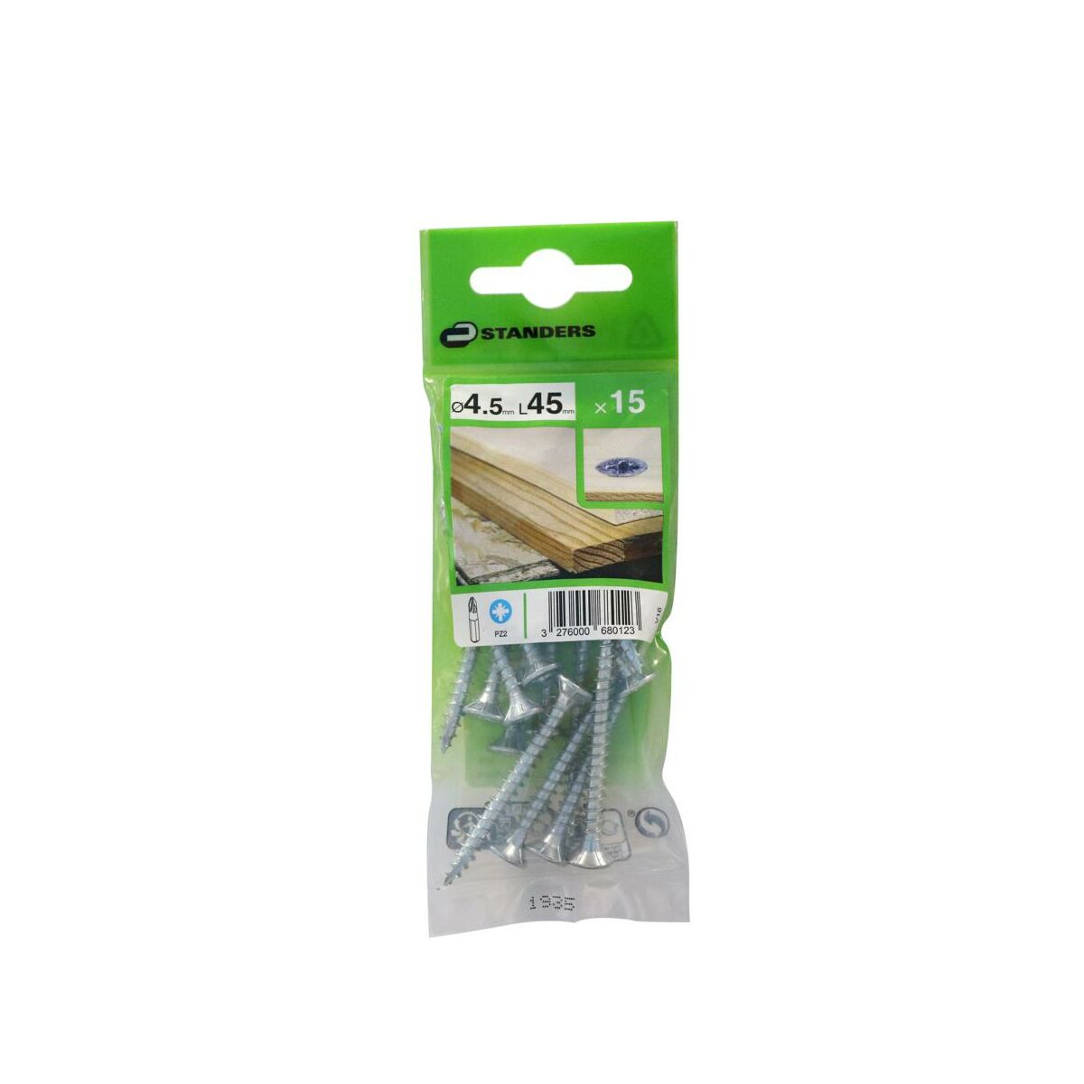 Wkręt 4.5 x 45 mm 15 szt. Standers