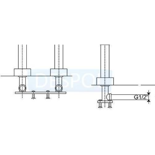 Steinberg Element podtynkowy do baterii wolnostojącej 101160