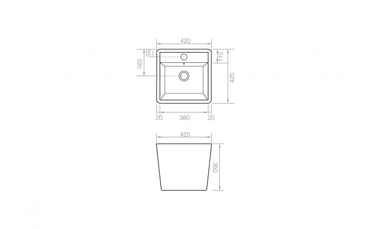 Bathco Genova-B 42x42 4059