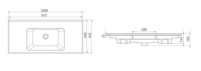 Cerastyle Arte 100x44,5 067600u
