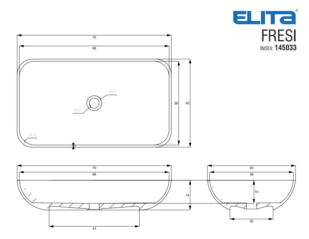 Elita Fresi 70x40 145033