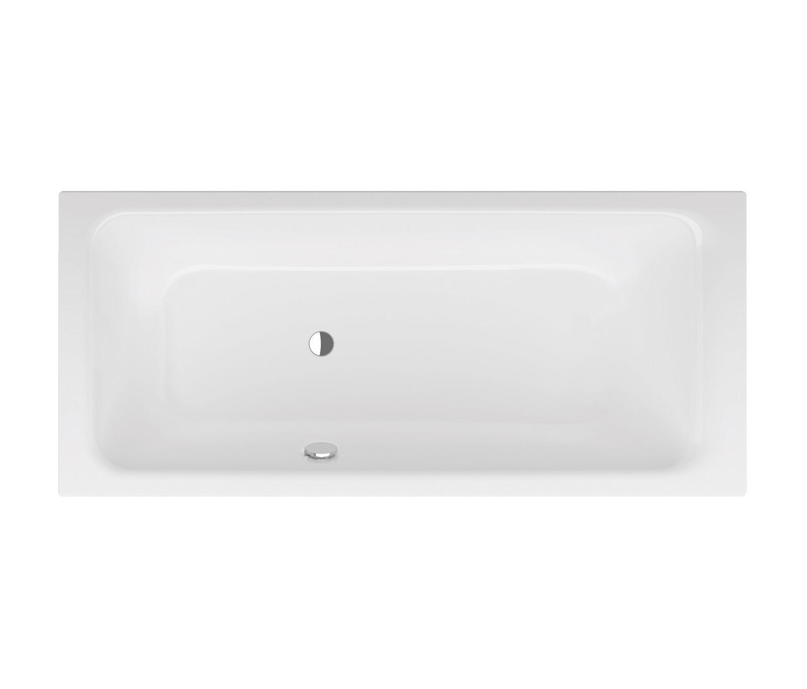 Bette Select Wanna prostokątna 180x80x42 cm przelew z przodu, z powłoką BetteGlaze Plus, biała 3423-000PLUS