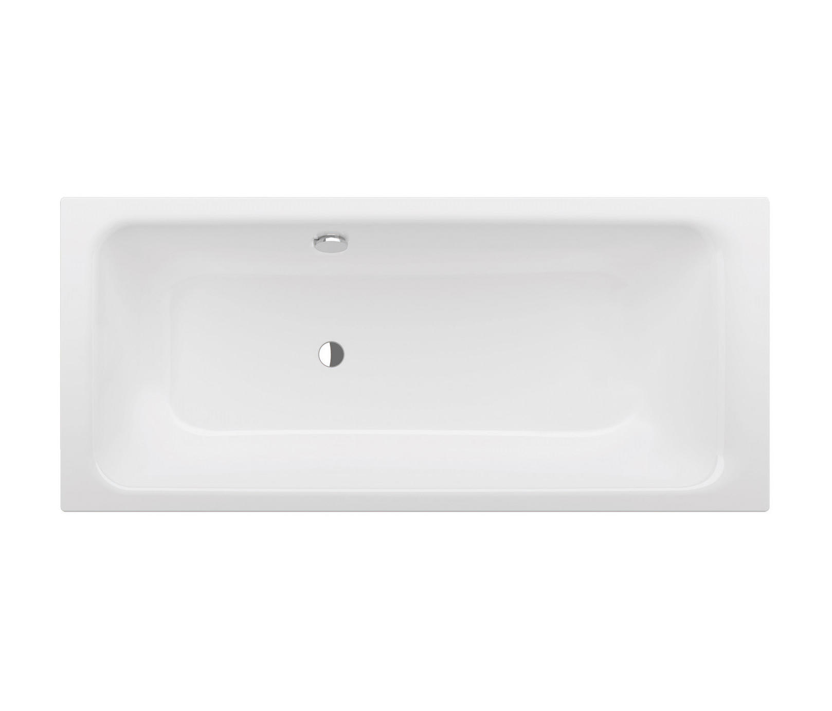 Bette Select Wanna prostokątna 170x75x42 cm przelew z tyłu, z powłoką BetteGlaze Plus, biała 3432-000PLUS