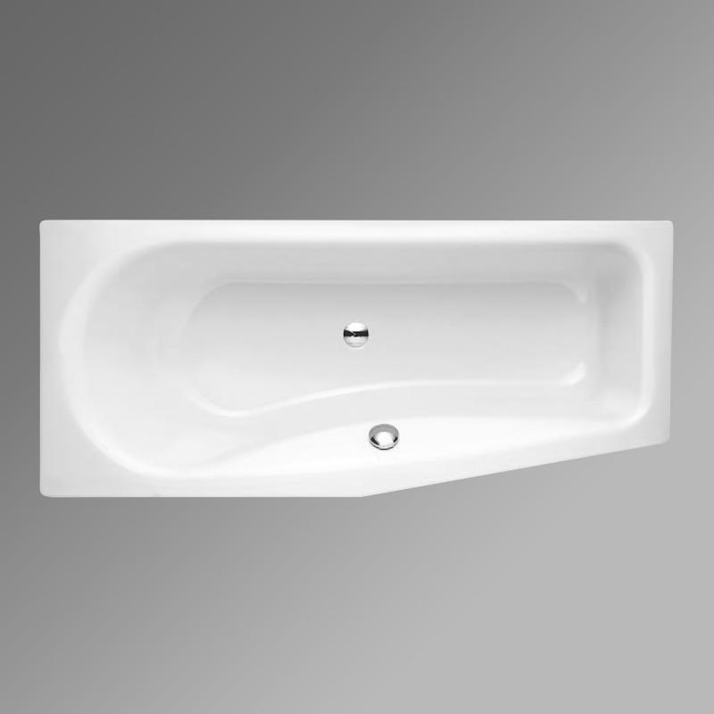 Bette Luna Compact Wanna narożna prawa 170x75x45 cm z 1 otworem pod uchwyt, biała 2760-0001GR
