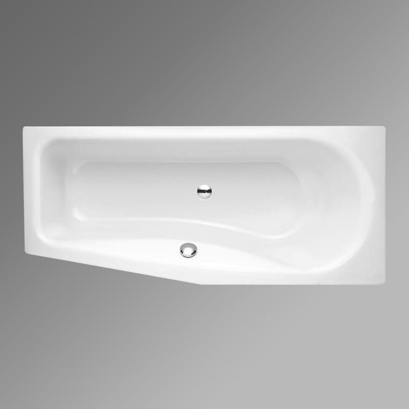 Bette Luna Compact Wanna narożna lewa 170x75x45 cm z 1 otworem pod uchwyt, z powłoką BetteGlaze Plus, biała 2750-0001GRPLUS
