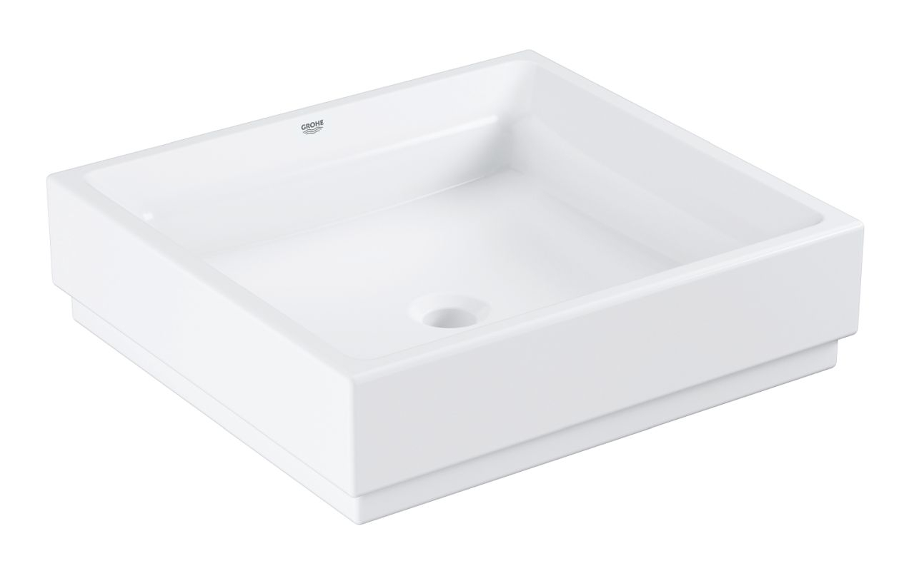 Grohe Cube Ceramic umywalka 50x47 cm nablatowa PureGuard biała 3948100H