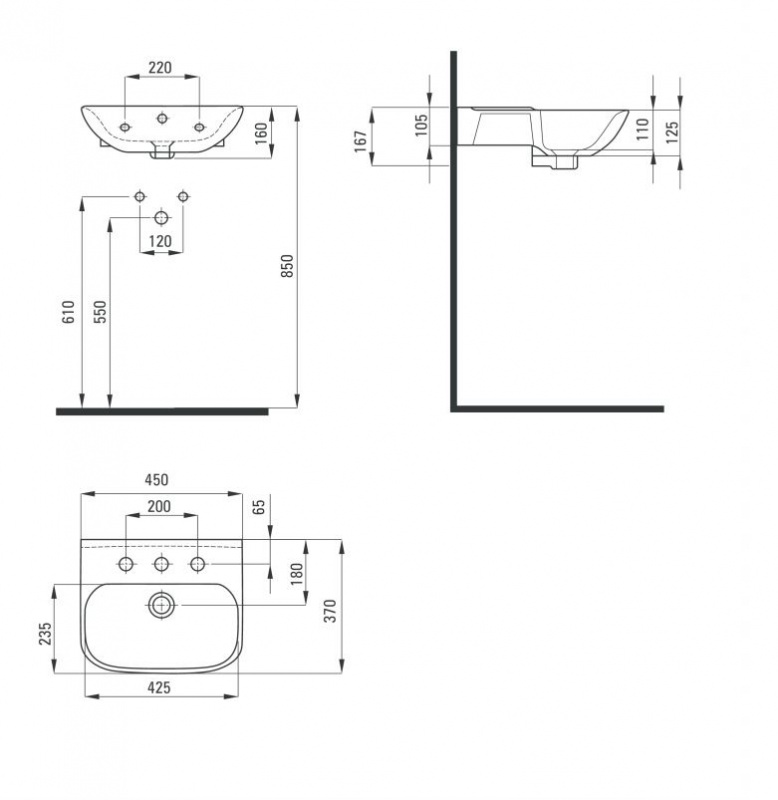 Deante Avis 45x37 CDA6U4W