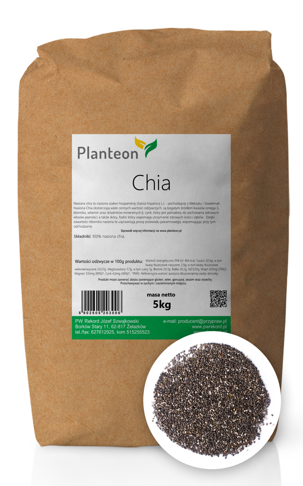 Planteon Chia 5kg 2-0127-01-6