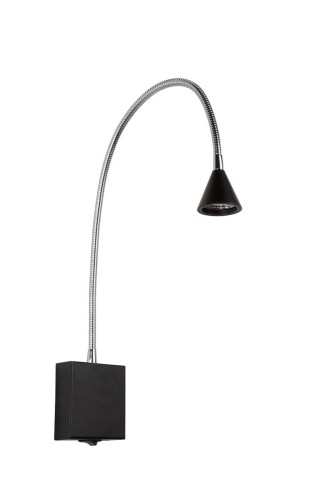 Lucide LUC BUDDY Kinkiet LED 3W L8cm B5cm H6cm Czarny 18293/03/30 18293-03-30