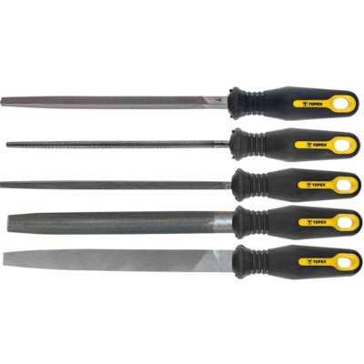 Topex Pilniki do metalu, 5 sztuk, 200mm, , 06A250