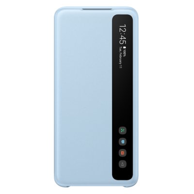 Samsung Etui Clear View Cover do Galaxy S20 Niebieski (EF-ZG980CLEGEU)