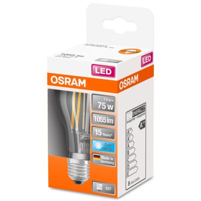Osram Żarówka LED STAR CL A FIL 75 NON-DIM 7.5W 827 E27