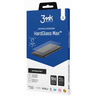 3MK Szkło HardGlass Max do Apple iPhone 12 Black 8587X1