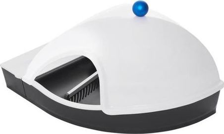 Smart Kitty Automatyczna Kuweta Zamknięta Biało-szara