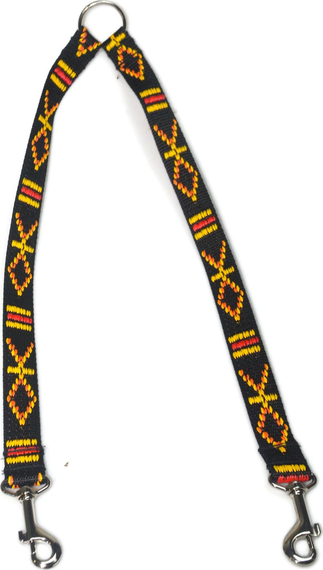 Alizoo Dwójnik, rozdzielacz smyczy dla dużych psów Indiański 25mm - ALIZOO