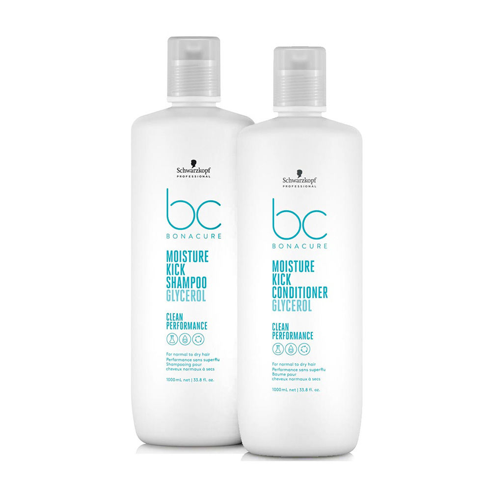 Schwarzkopf BC Moisture Kick, zestaw XL nawilżający do włosów suchych, szampon + odżywka