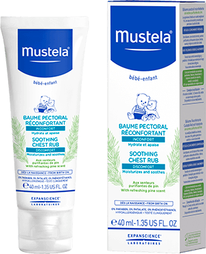 Mustela Kojący balsam do ciała dla dzieci - Soothing Chest Rub Kojący balsam do ciała dla dzieci - Soothing Chest Rub